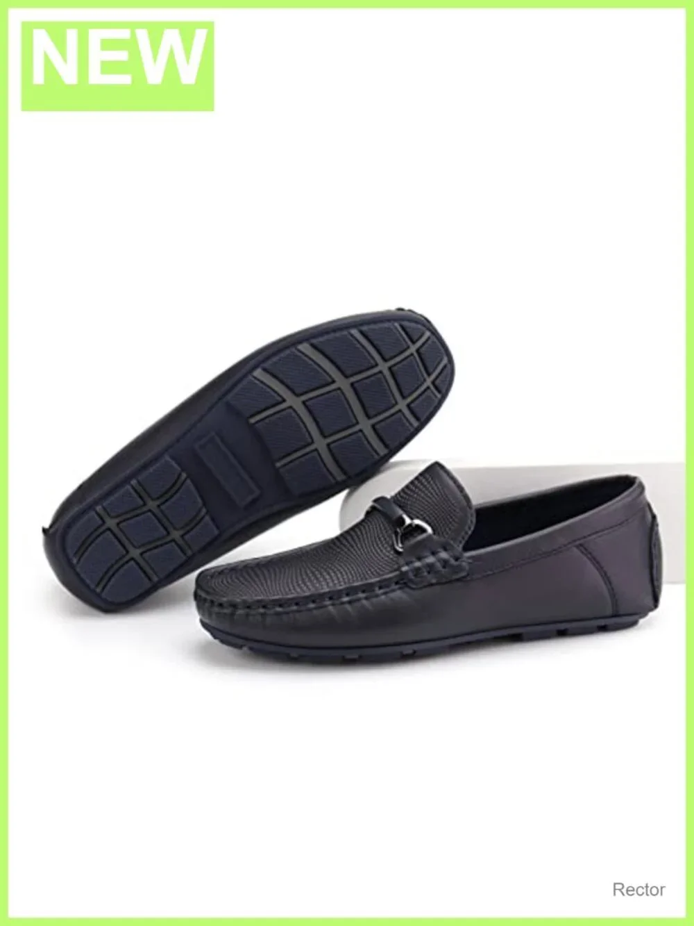 Kids Penny Loafer Slip-On Dress Shoes with Metal Buckle